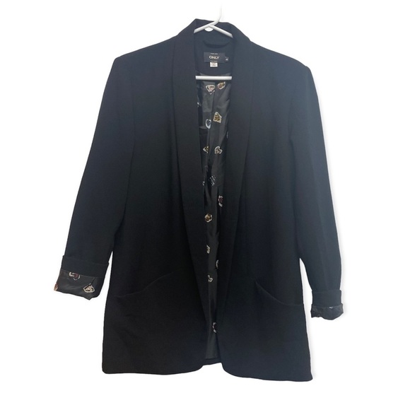 Only Jackets & Blazers - Woman black blazer pockets size 40.